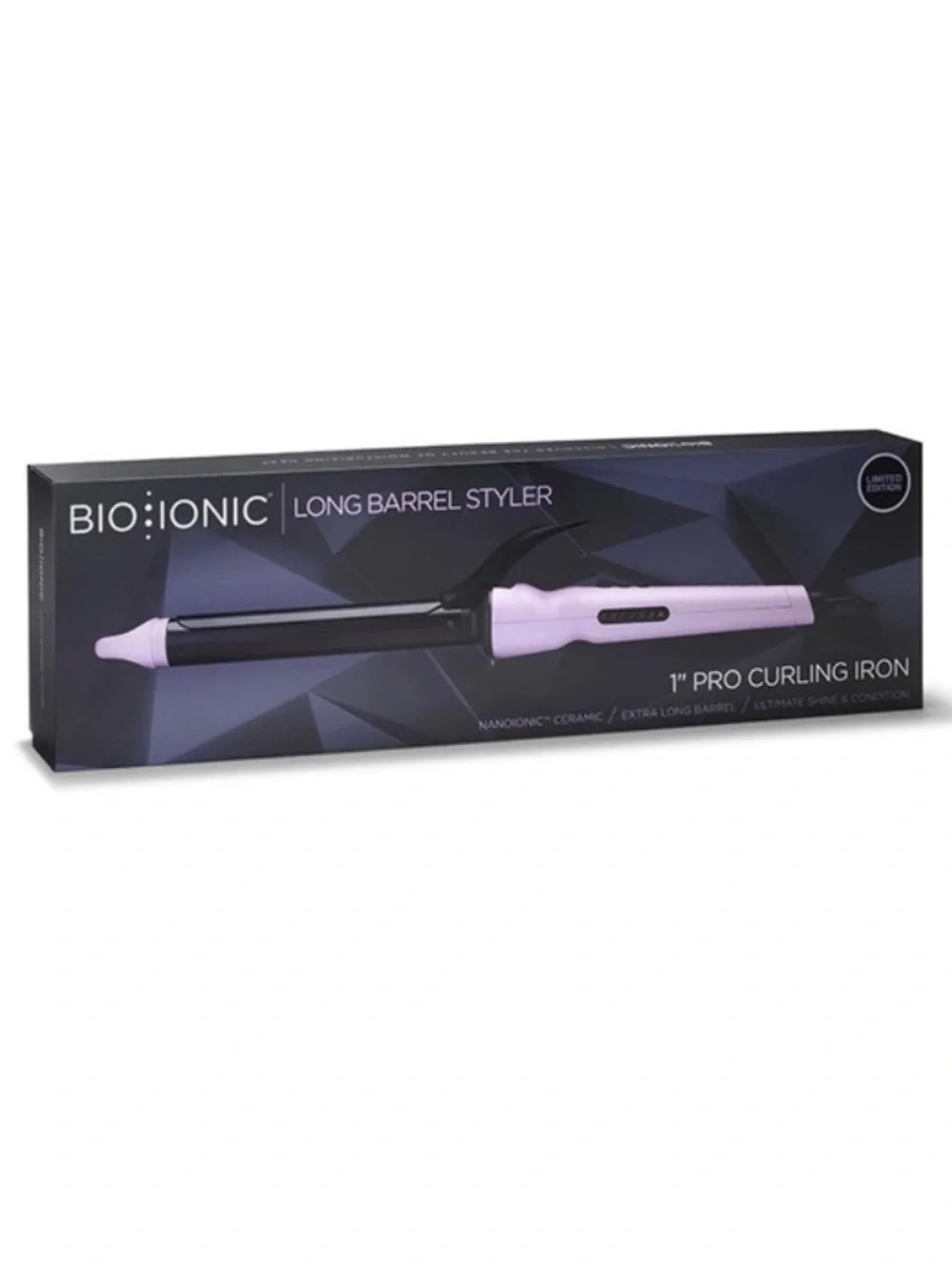 Bioionic LE 1 Inch Long Barrel Soft Amethyst brand new in box